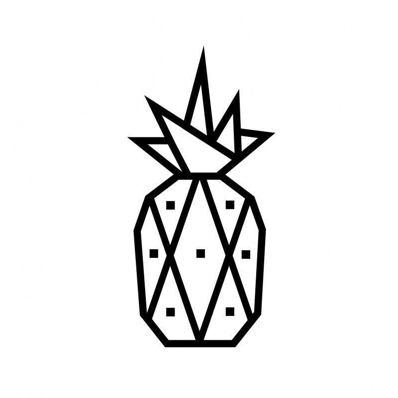 kit diy masking tape ananas noir kit diy masking tape ananas noir