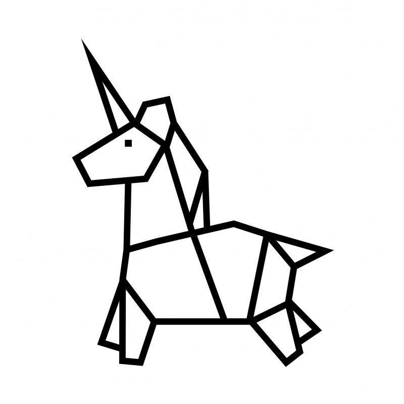 kit diy deco licorne masking tape noir kit diy deco licorne masking tape noir