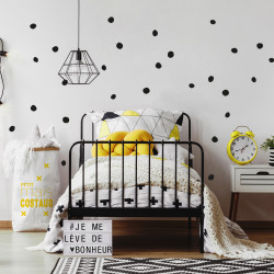 décoration murale chambre stickers pois repositionnable noir décoration murale chambre stickers pois repositionnable noir