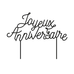 Cake-topper Joyeux Anniversaire