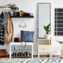 Lettrage plexi déco mur je t'aime ou pas