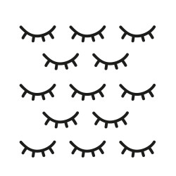 stickers mur deco yeux noir stickers mur deco yeux noir