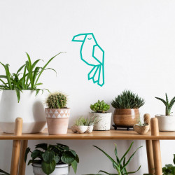 décoration DIY masking tape tuto toucan menthe