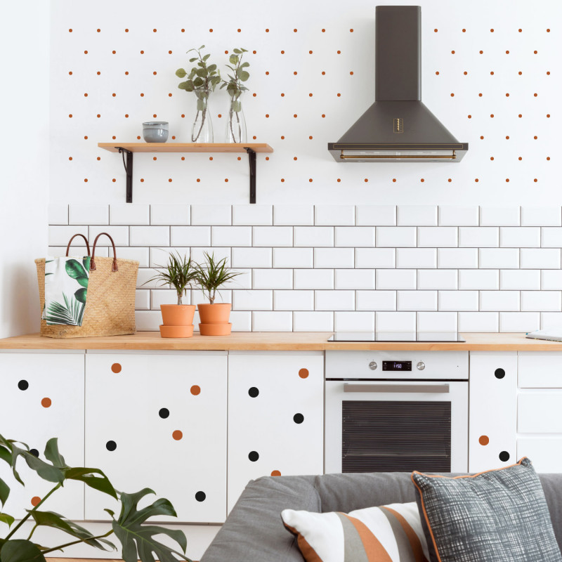 stickers muraux décoration maison petit pois cuivre stickers muraux décoration maison petit pois cuivre