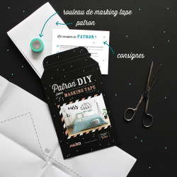 Packaging kit DIY pour masking tape modele ours