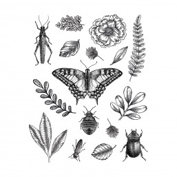 Atelier créatif DIY affiche rétro végétal et animal à sérigraphier