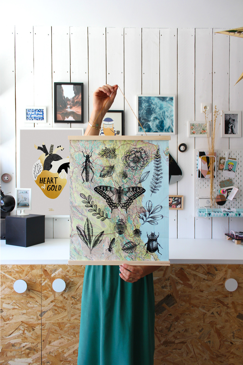 Atelier créatif DIY affiche à sérigraphier soi-même