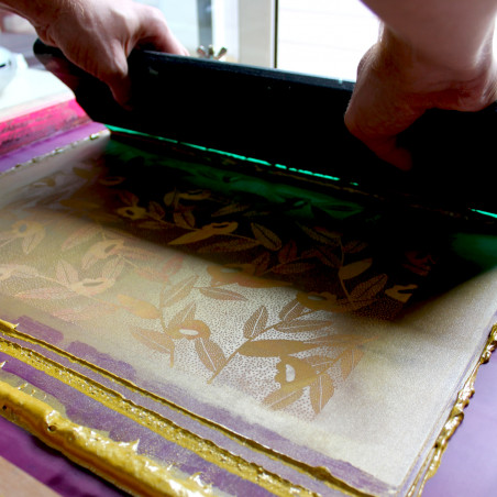 Atelier DIY de Noël guirlande de Noël avec sérigraphie Amiens