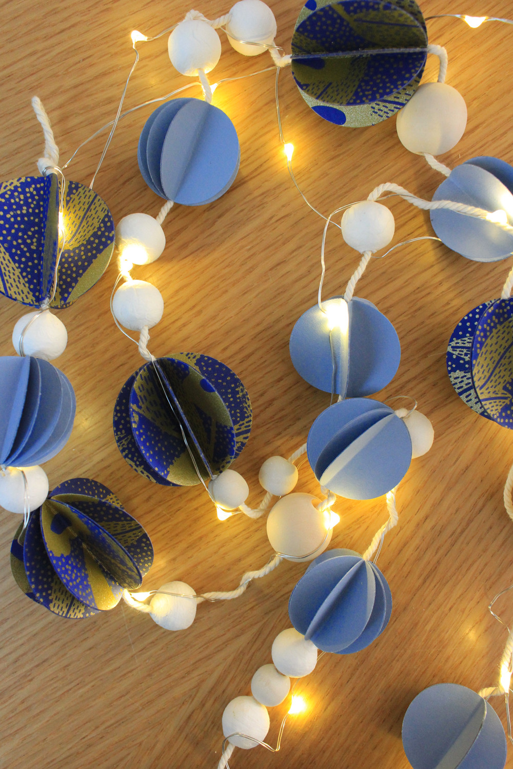 Atelier DIY de Noël à côté d'Amiens, guirlande de Noël