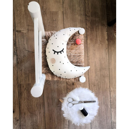 Atelier DIY coussin lune