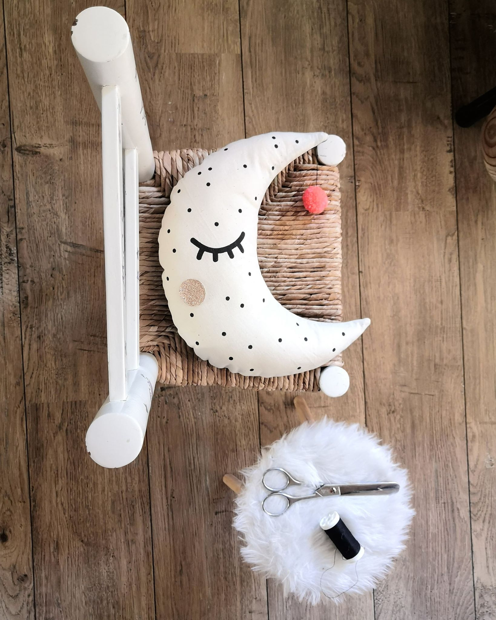 Atelier DIY coussin lune