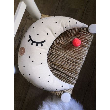 Atelier DIY sérigraphie et couture coussin lune