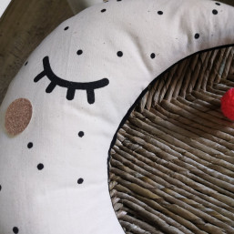 Atelier DIY sérigraphie coussin lune