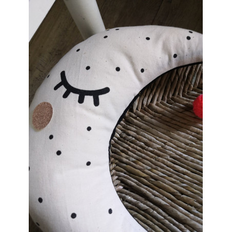 Atelier DIY sérigraphie coussin lune